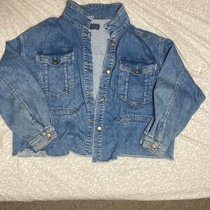 JEAN JACKET CROPPED MAURICES